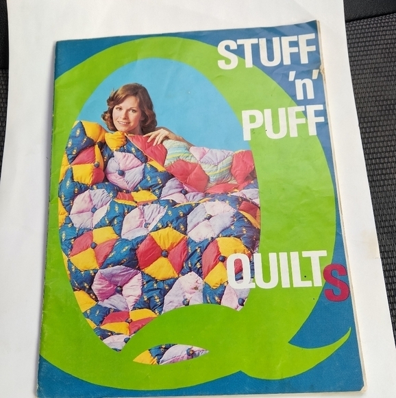 Stuff 'n Puff Quilts Vintage Quilt Patterns Booklet Quilting 70s - Picture 1 of 7